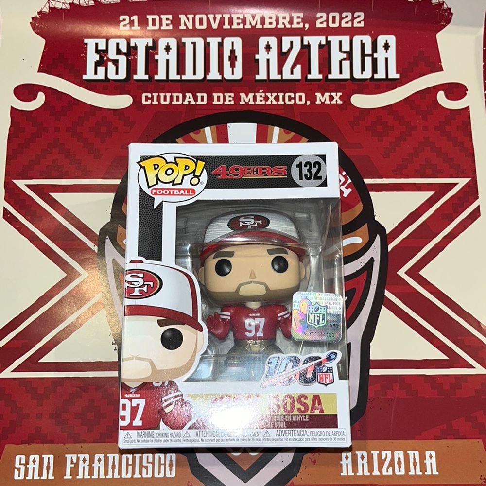 NWT | San Francisco 49ers Nick Bosa 2019 (rookie year) Funko Pop NFL